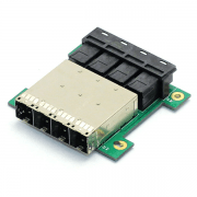 SFF-8644 to SFF-8643 Quad Port Adapter