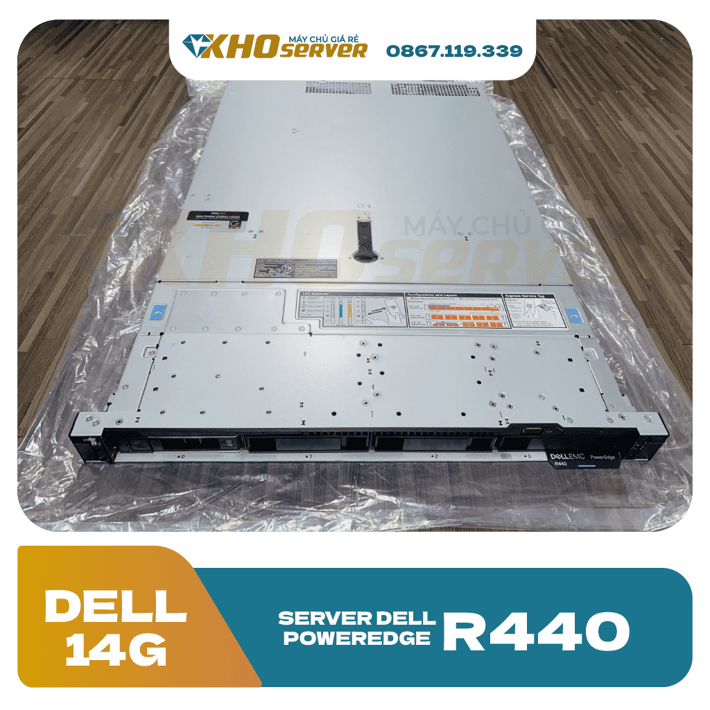 Server Dell PowerEdge R440 4x3.5 Cũ