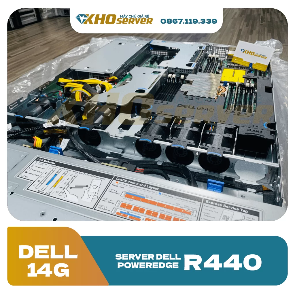 Máy Chủ Dell PowerEdge R440 4x3.5
