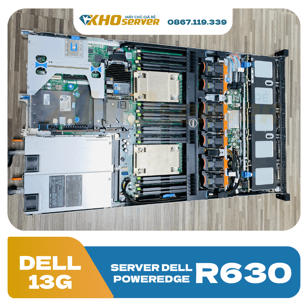 server dell poweredge r630 8x2.5 cũ