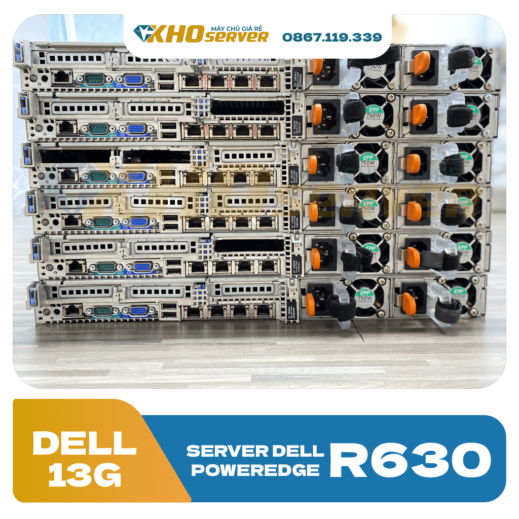 server dell poweredge r630 8x2.5 cũ