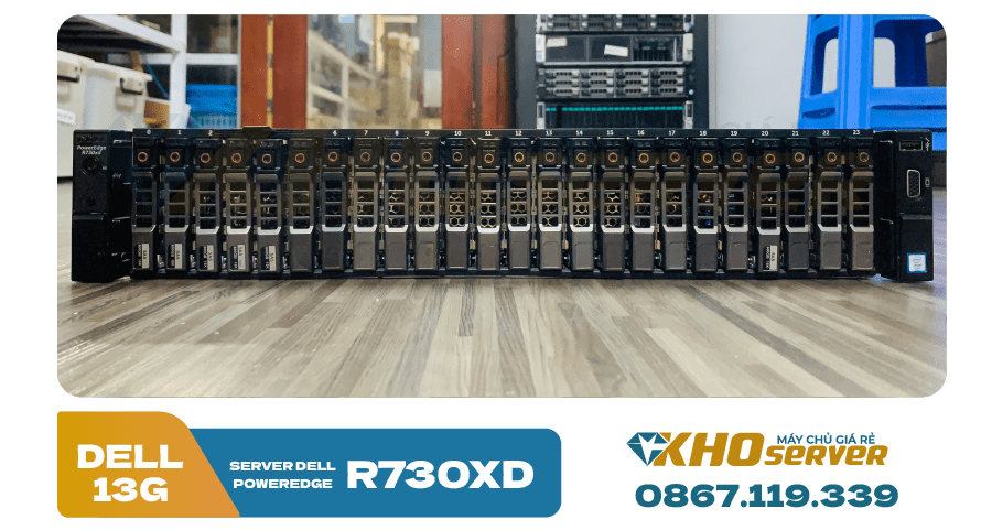 Máy Chủ Dell Poweredge R730XD 24x2.5