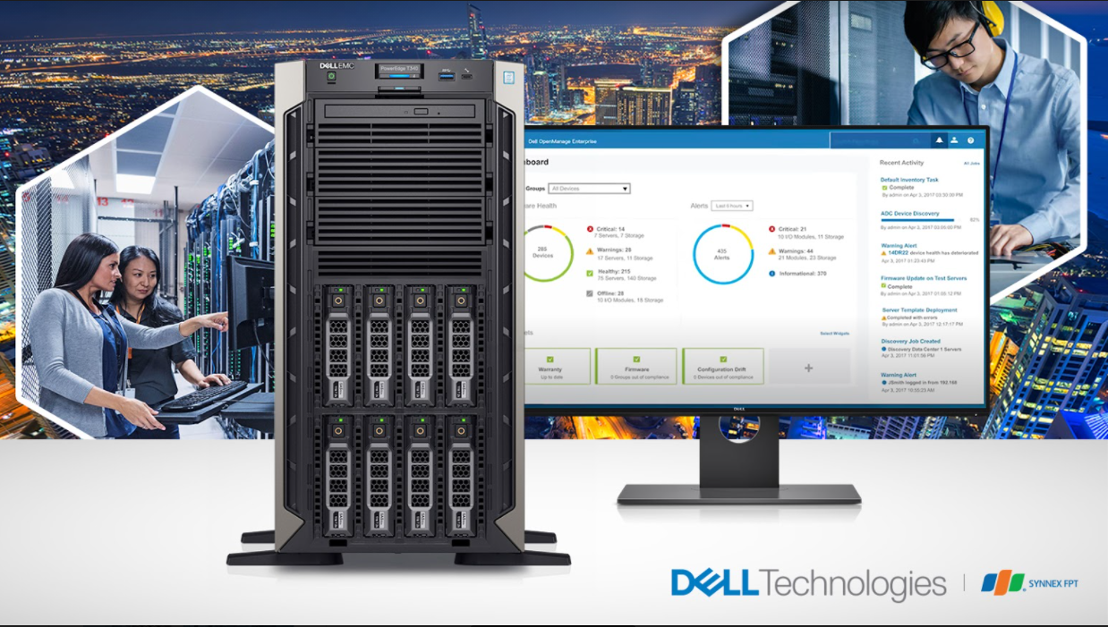Review chi tiết máy chủ Dell PowerEdge T340