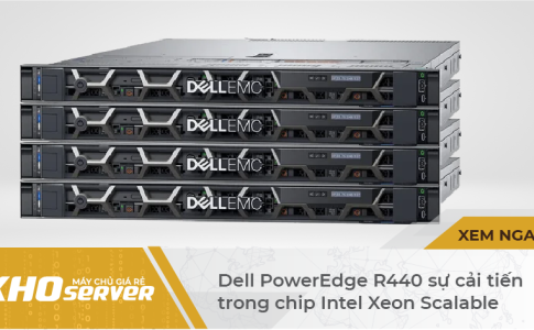 Dell PowerEdge R440 sự cải tiến trong chip Intel Xeon Scalable