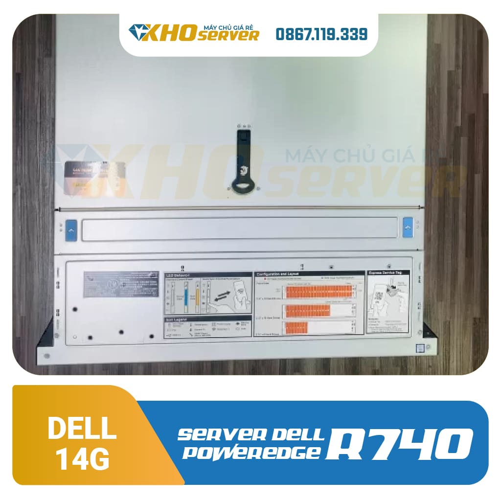server dell r740 8x2.5 cũ