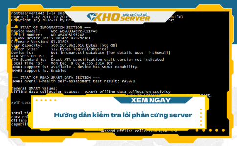 Hướng dẫn kiểm tra lỗi phần cứng máy chủ