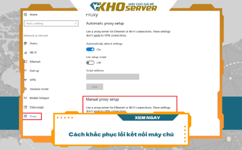 Cách khắc phục lỗi kết nối máy chủ nhanh chóng