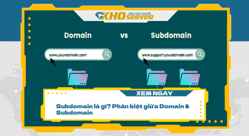 Subdomain là gì? Phân biệt giữa Domain & Subdomain