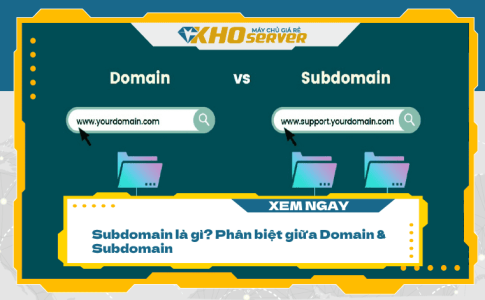 Subdomain là gì? Phân biệt giữa Domain & Subdomain