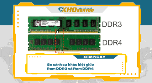 So sánh sự khác biệt giữa Ram DDR3 và Ram DDR4