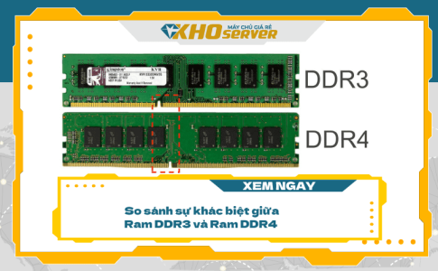 So sánh sự khác biệt giữa Ram DDR3 và Ram DDR4