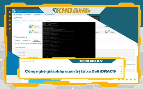 Công nghệ giải pháp quản trị từ xa Dell iDRAC9