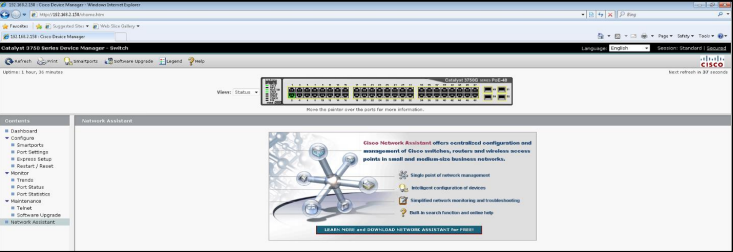Hướng dẫn Truy cập Web Switch Cisco C3750