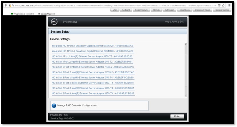 Hướng dẫn Update Firmware ADAPTER I350, X520 để hiện thị trong Device Setting cho Server Dell 