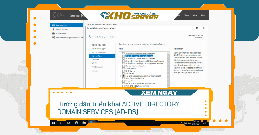 Hướng dẫn triển khai AD-DS - Active Directory Domain Services
