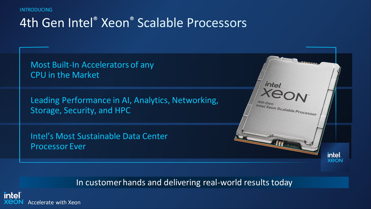 Intel công bố các vi xử lý Xeon Scalable thế hệ 4, các mẫu CPU và GPU thuộc dòng Max