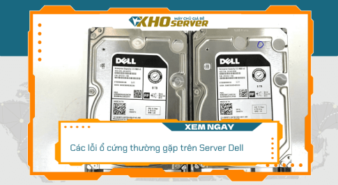 Các lỗi ổ cứng thường gặp trên Server Dell