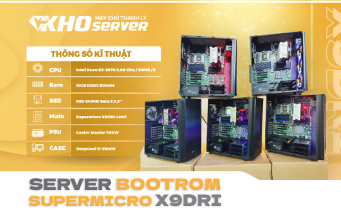 Ưu đãi tháng 5 - Thanh lý 5 bộ Server Bootrom Supermicro giá chỉ 6 triệu đồng