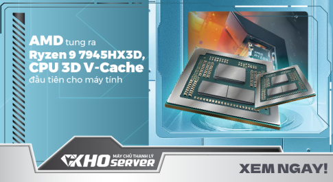 AMD tung ra Ryzen 9 7945HX3D, CPU 3D V-Cache đầu tiên cho máy tính