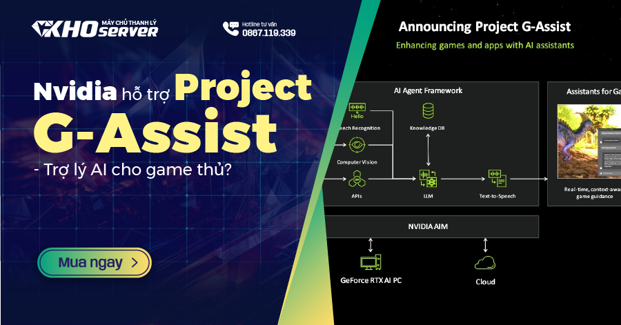 Tin đồn Cá tháng Tư sắp thành sự thật khi Nvidia muốn hỗ trợ người chơi bằng Project G-Assist – Trợ lý AI cho game thủ?