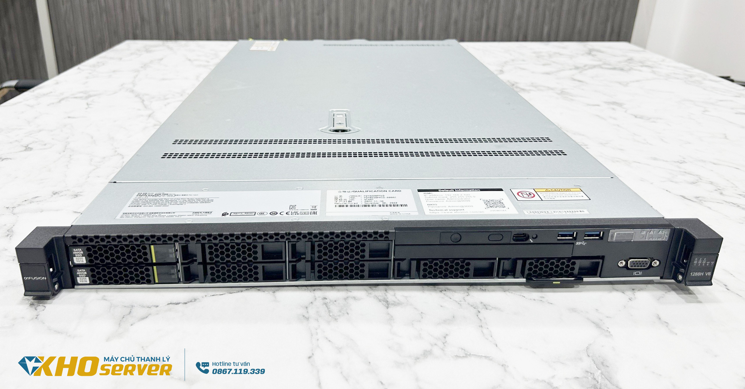 Máy Chủ FusionServer 1288H V6 – 8×2.5″