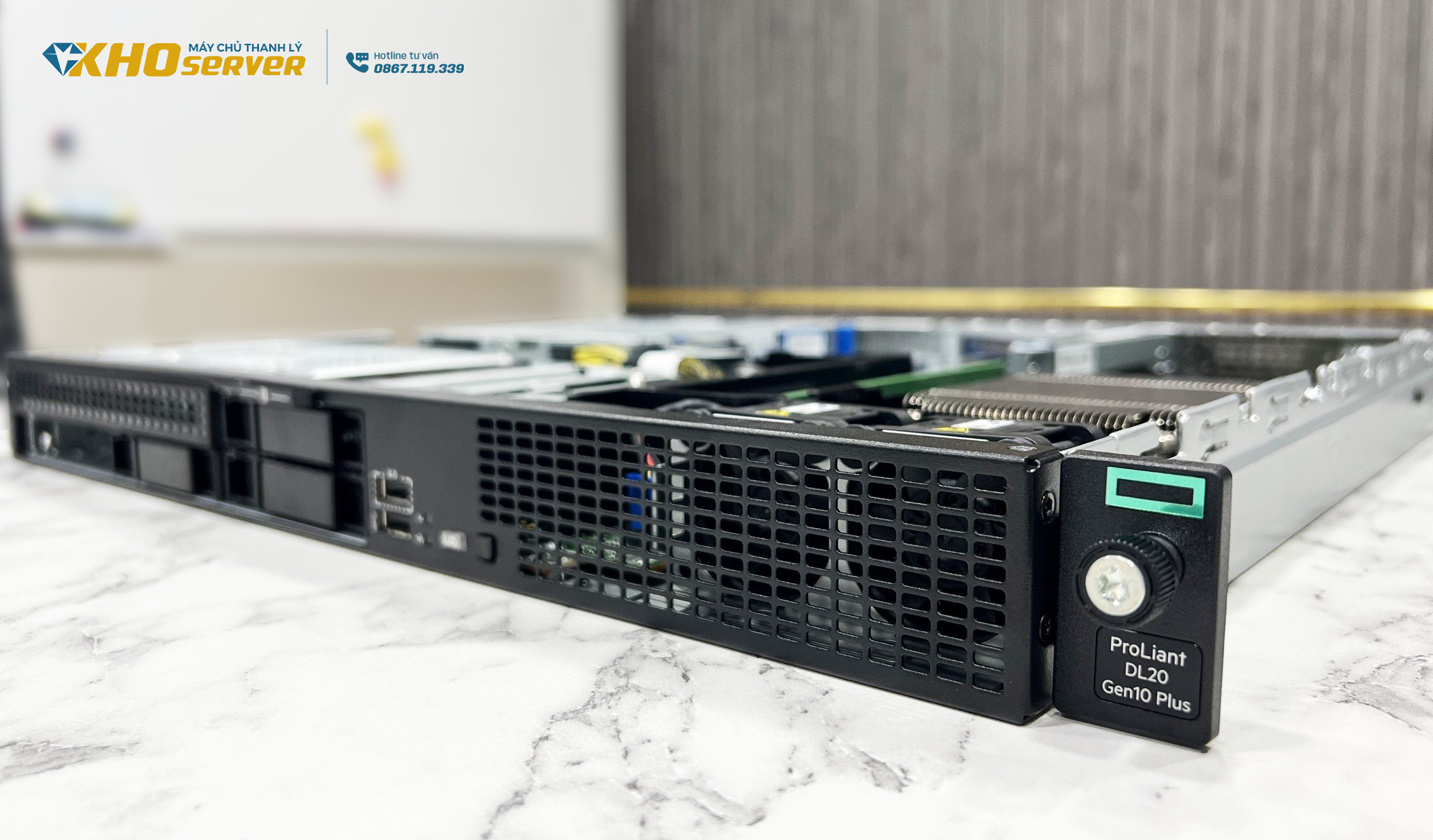 Máy Chủ HPE ProLiant DL20 Gen10 Plus 4SFF