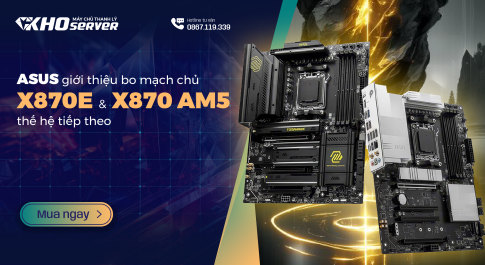 ASUS giới thiệu bo mạch chủ X870E & X870 AM5 thế hệ tiếp theo