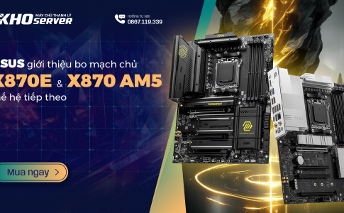 ASUS giới thiệu bo mạch chủ X870E & X870 AM5 thế hệ tiếp theo