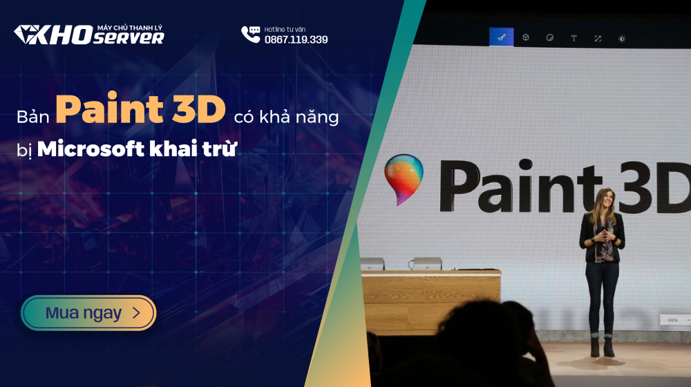 Bản Paint 3D có khả năng sẽ bị Microsoft khai trừ