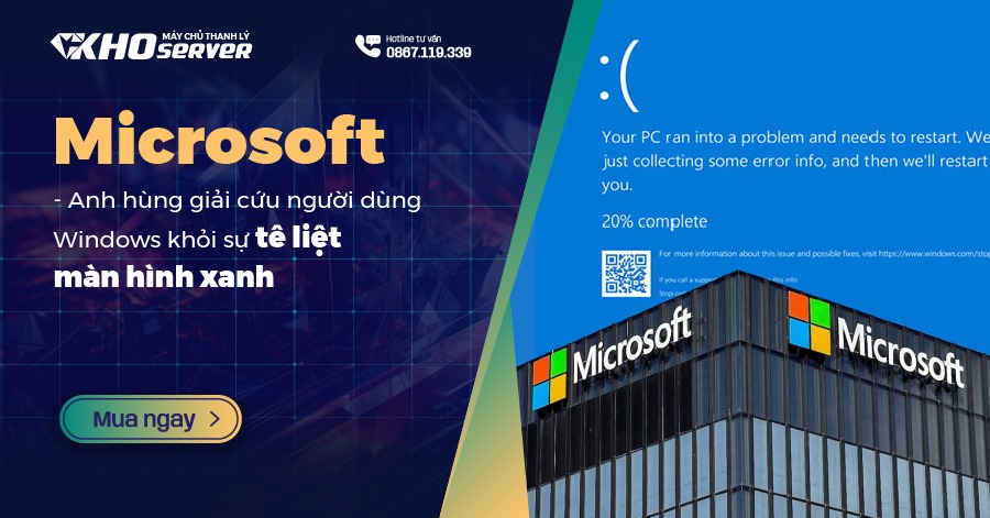 Microsoft - Anh hùng giải cứu người dùng Windows