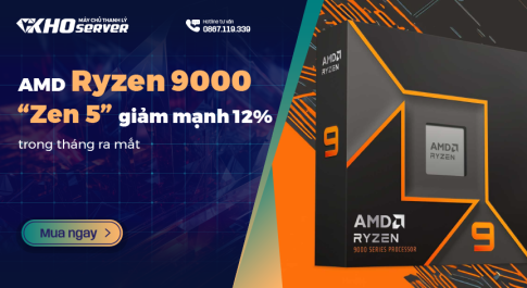 AMD Ryzen 9000 “Zen 5” giảm giá mạnh 12% trong tháng ra mắt