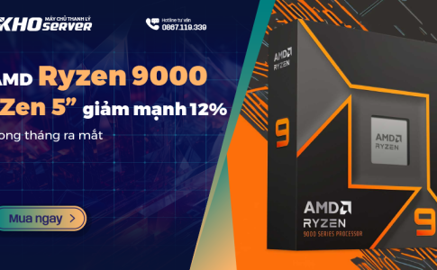 AMD Ryzen 9000 “Zen 5” giảm giá mạnh 12% trong tháng ra mắt