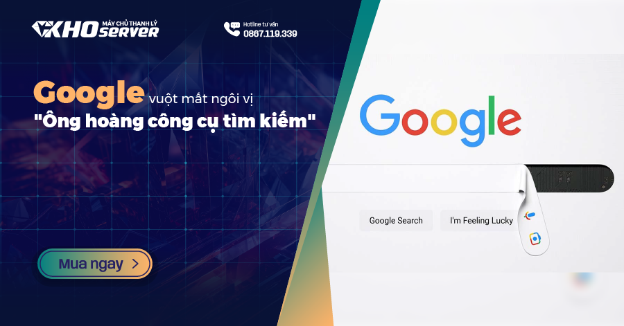 Google vuột mất ngôi vị "Ông hoàng công cụ tìm kiếm"?