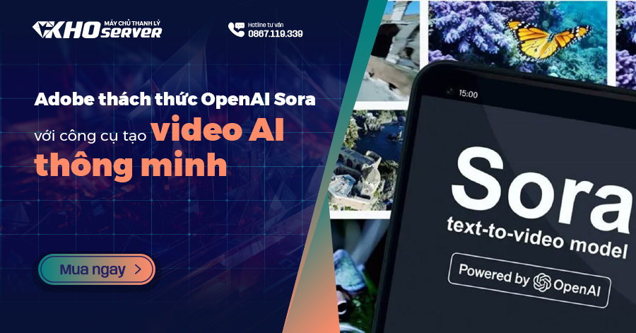 Adobe thách thức OpenAI Sora với công cụ Firefly Video Model