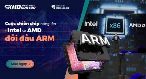 Cuộc chiến chip nóng lên - Intel và AMD đối đầu với ARM