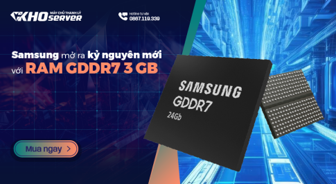 Samsung mở ra kỷ nguyên mới với ram GDDR7 3GB