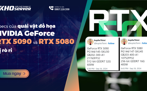 Thông số kỹ thuật của quái vật đồ họa NVIDIA GeForce RTX 5090 và RTX 5080 bị rò rỉ