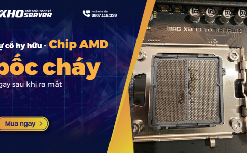 Sự cố hy hữu - Chip AMD bốc cháy ngay sau khi ra mắt