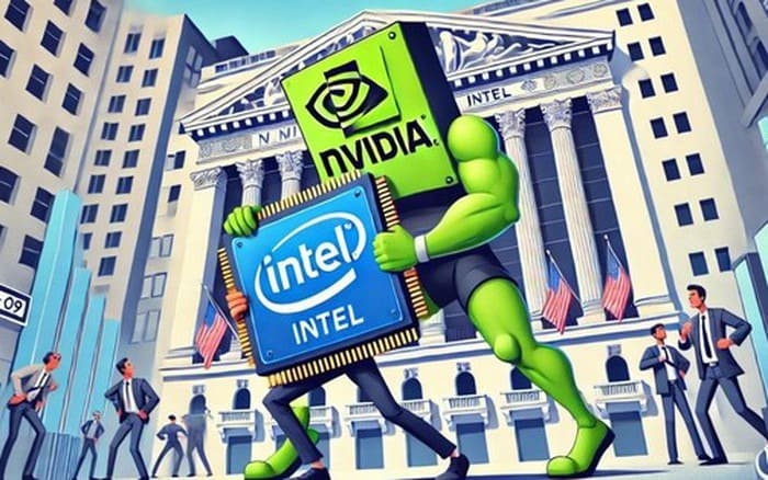 Cổ phiếu tăng 170% - Nvidia soán ngôi Intel trên Dow Jones 