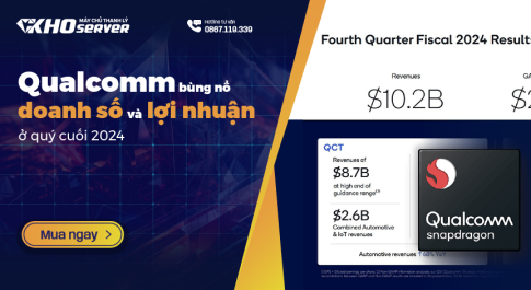 Qualcomm bùng nổ doanh số và lợi nhuận ở quý cuối 2024