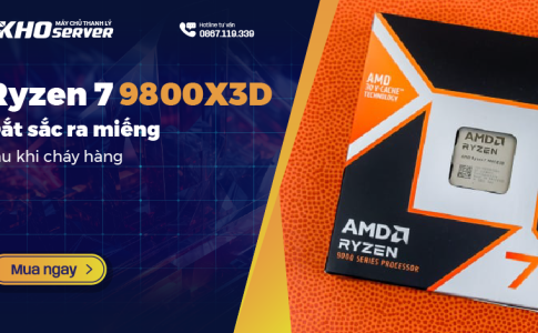 Ryzen 7 9800X3D - Đắt xắt ra miếng sau khi cháy hàng