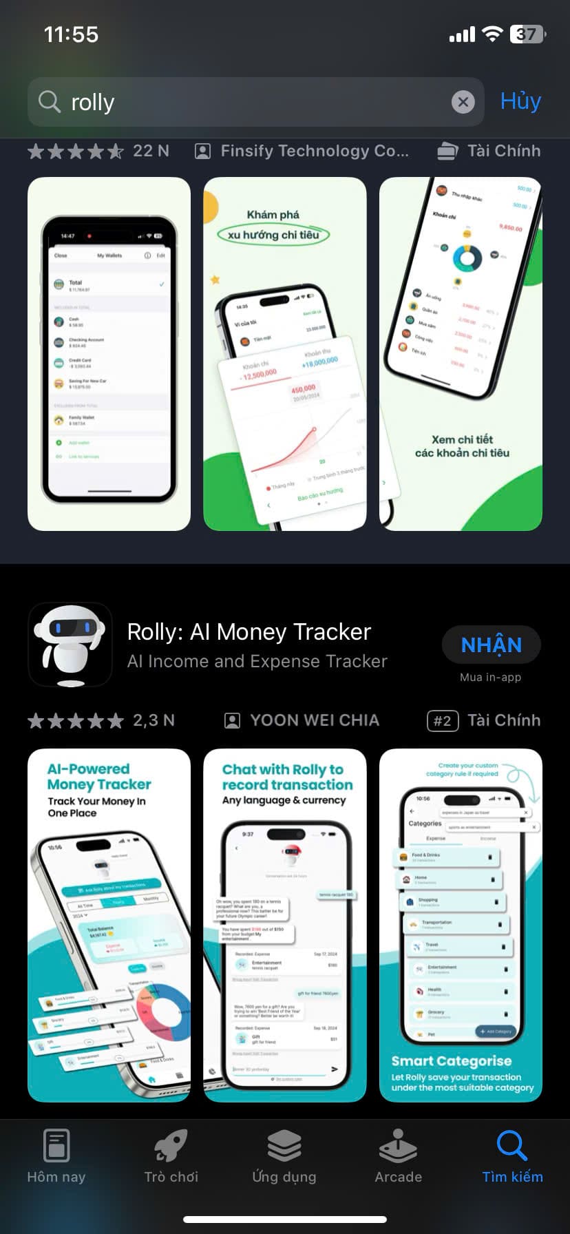 Rolly - Ứng dụng quản lý tài chính hiệu quả nhờ AI "cực gắt"