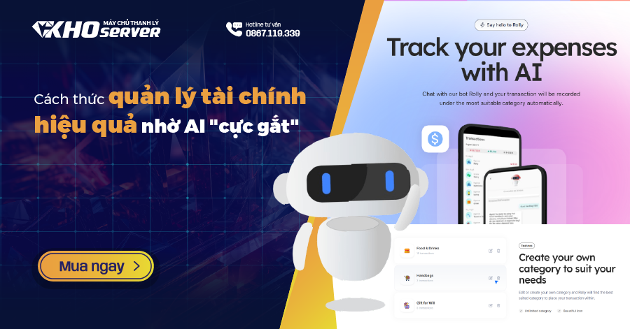 Rolly - Ứng dụng quản lý tài chính hiệu quả nhờ AI "cực gắt"