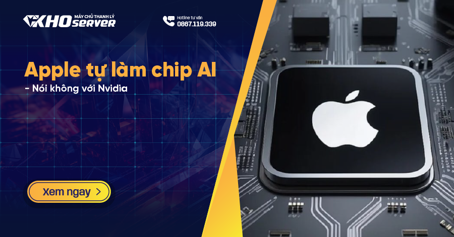 Apple tự làm chip AI - Nói không với Nvidia