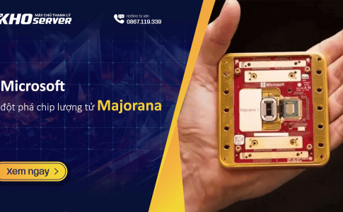 Microsoft đột phá chip lượng tử Majorana