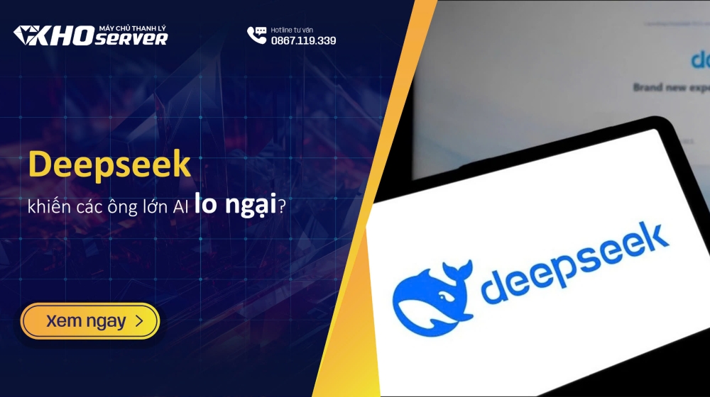 AI Deepseek khiến các ông lớn AI lo ngại?