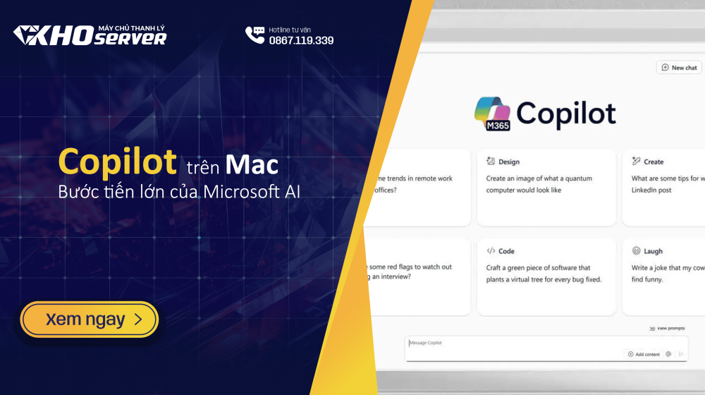 Copilot trên Mac – Bước tiến lớn của Microsoft AI