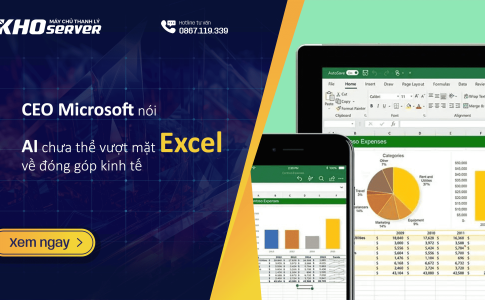 CEO Microsoft nói AI chưa thể vượt mặt Excel về đóng góp kinh tế 