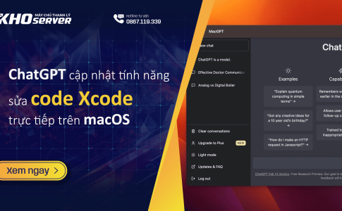 ChatGPT cập nhật tính năng sửa code Xcode trực tiếp trên macOS 