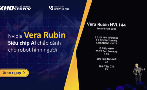 Nvidia Vera Rubin - Siêu chip AI chắp cánh cho robot hình người 